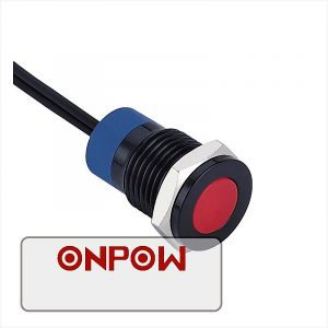 Индикатор ONPOW 12мм 24В красный (GQ12T-D/R/24V/R)